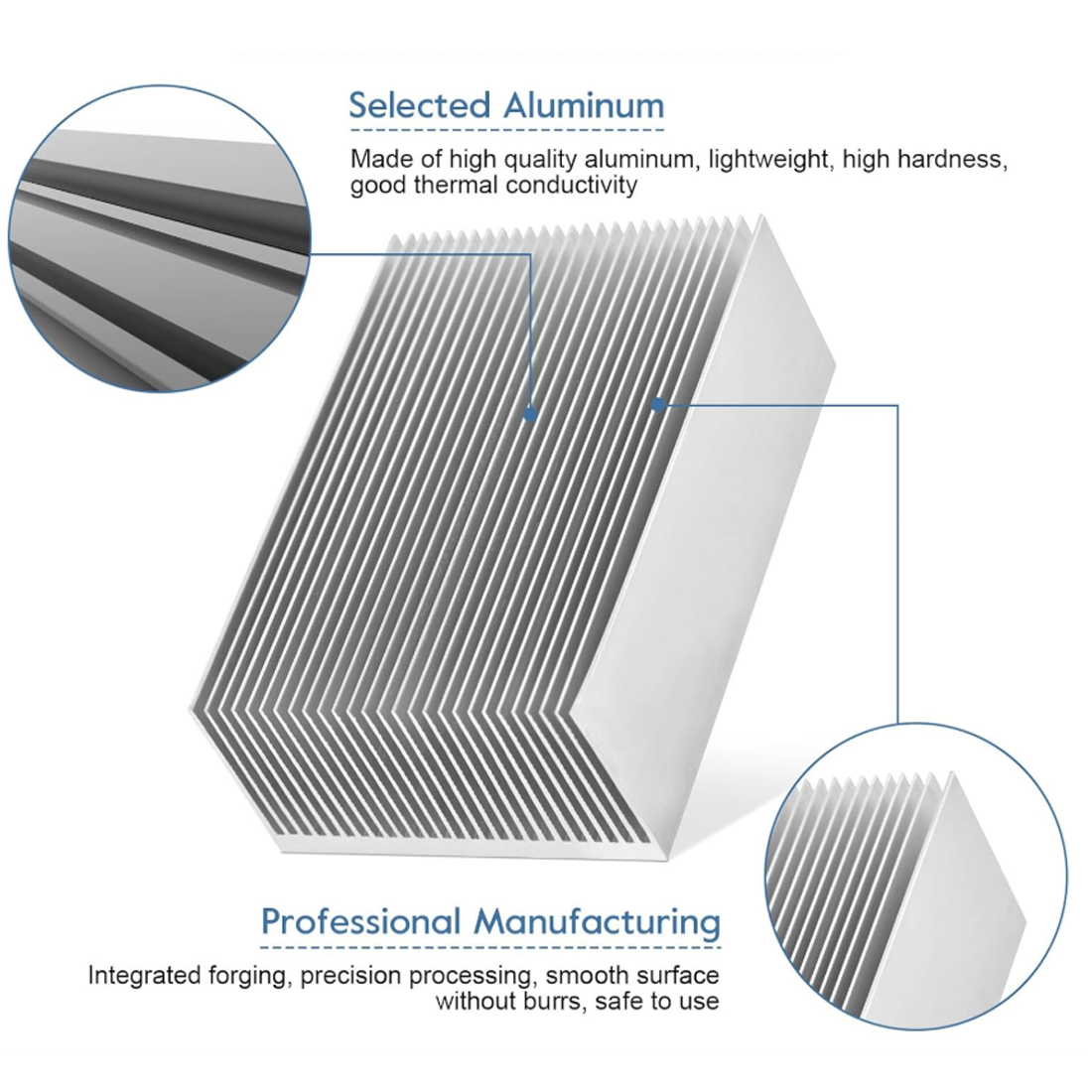 50x60x26mm — 300x60x26mm Extru - Heatsink 评论和价格