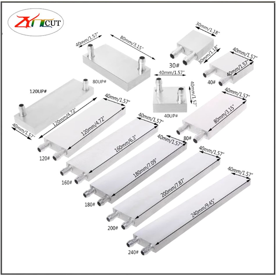 40 80mm CPU Aluminum water-coo - Cpu Heatsink 评论和价格