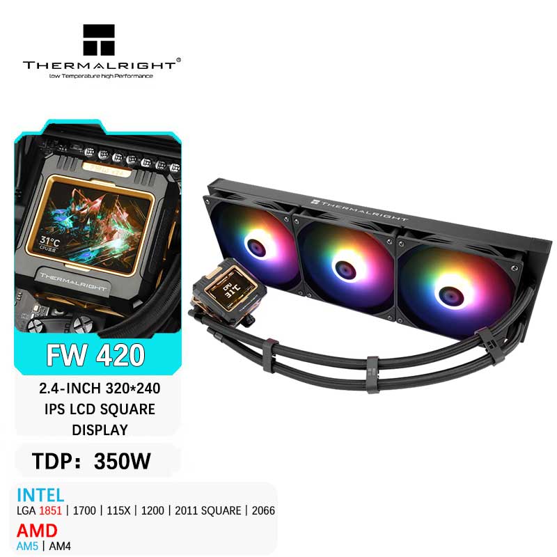 Thermalright FW 420 All-in-one - Aio Liquid Cooler 评论和价格