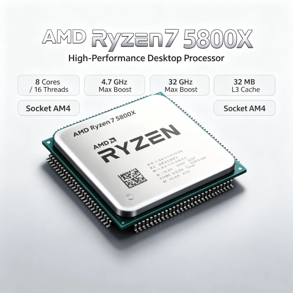 AMD Ryzen 7 5800X Unlocked Ove - Cpu Fan 评论和价格